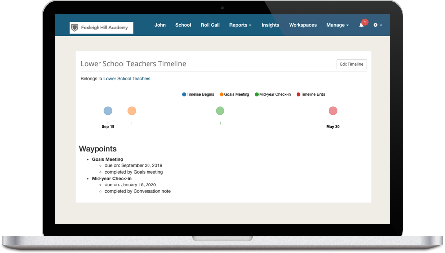 FolioCollaborative Timeline View